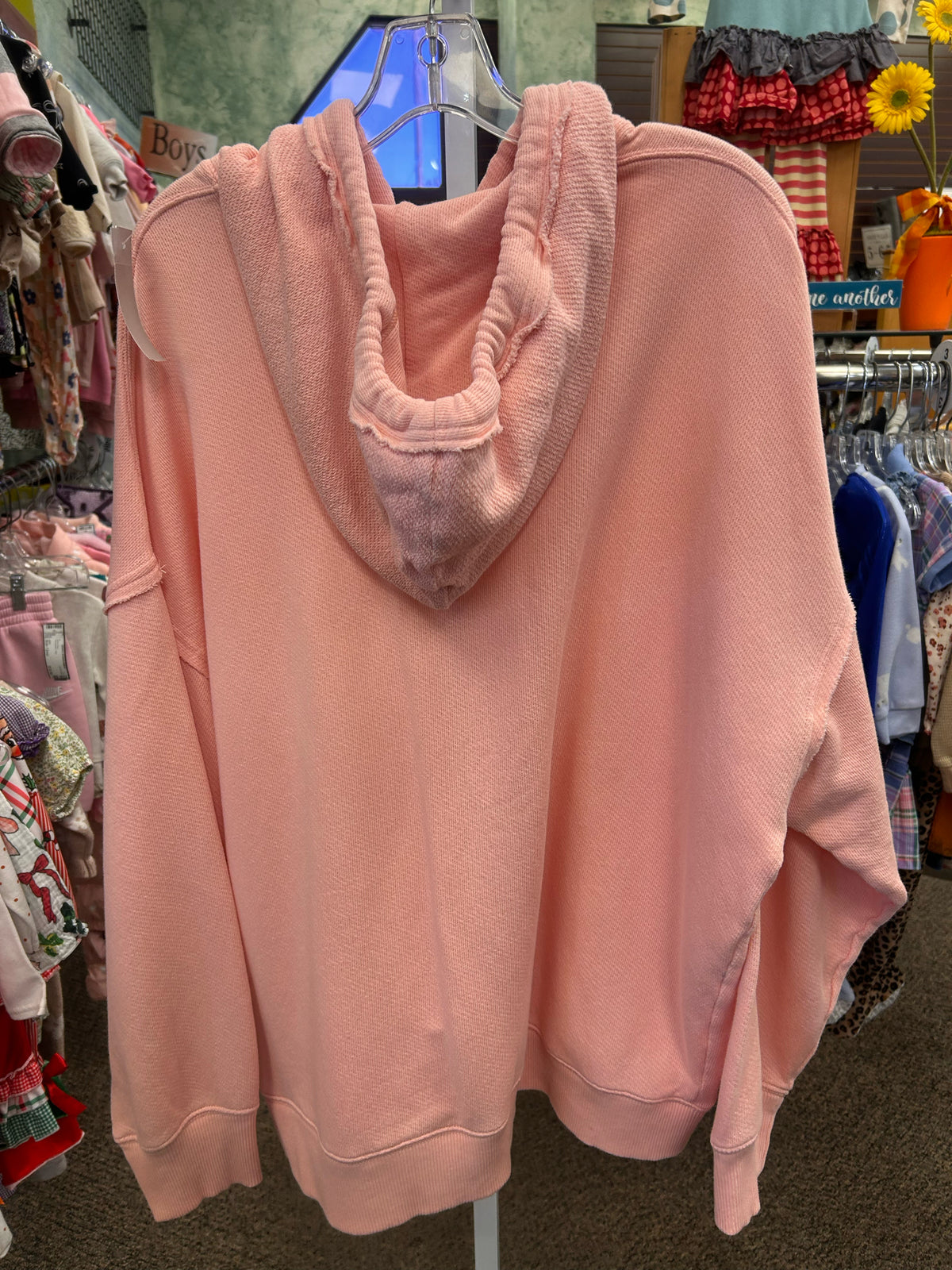 Pre-owned AMERICAN EAGLE Light pink Size: XL Long Sleeve Light Wt Jacket