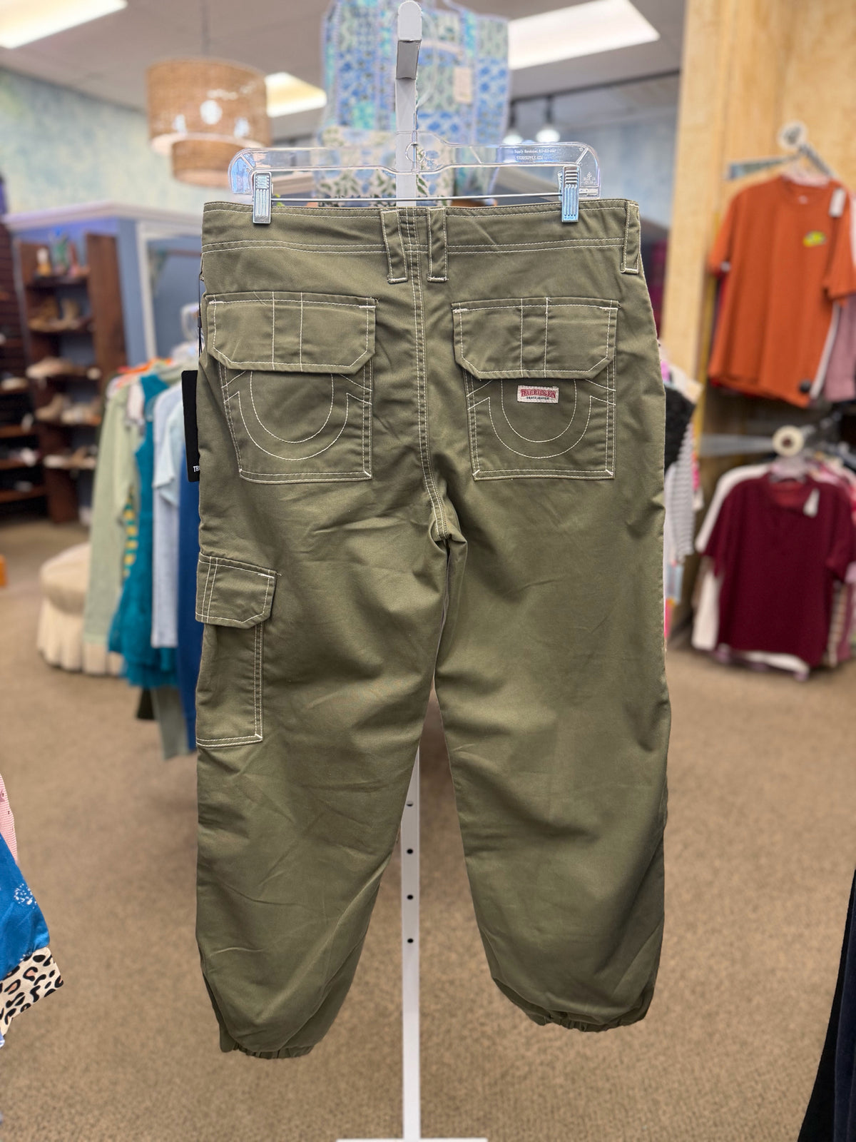 New with Tag TRUE RELIGION Dark green Size 7 Pants