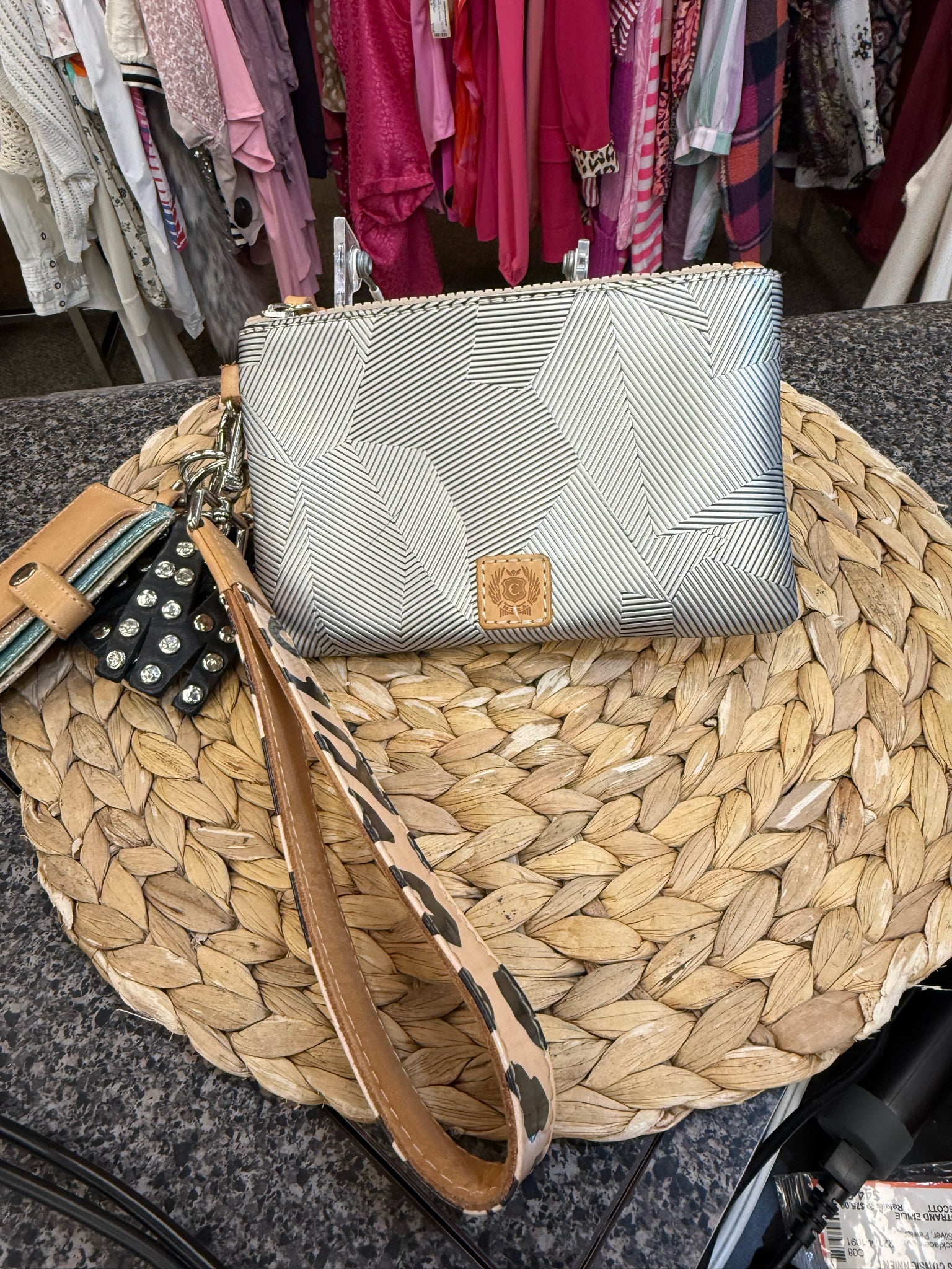 Pre-owned CONSUELA Silver Animal Designer Wallet