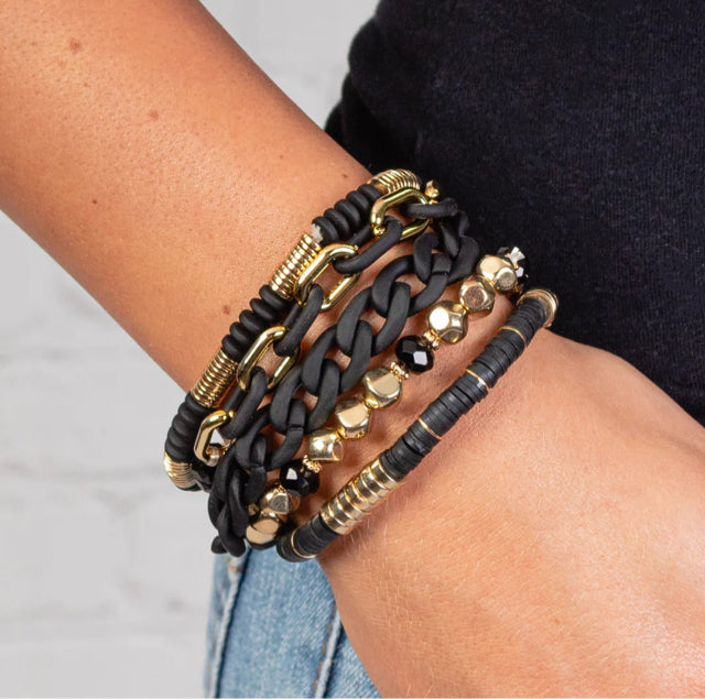 New YF Black Gold Bracelet