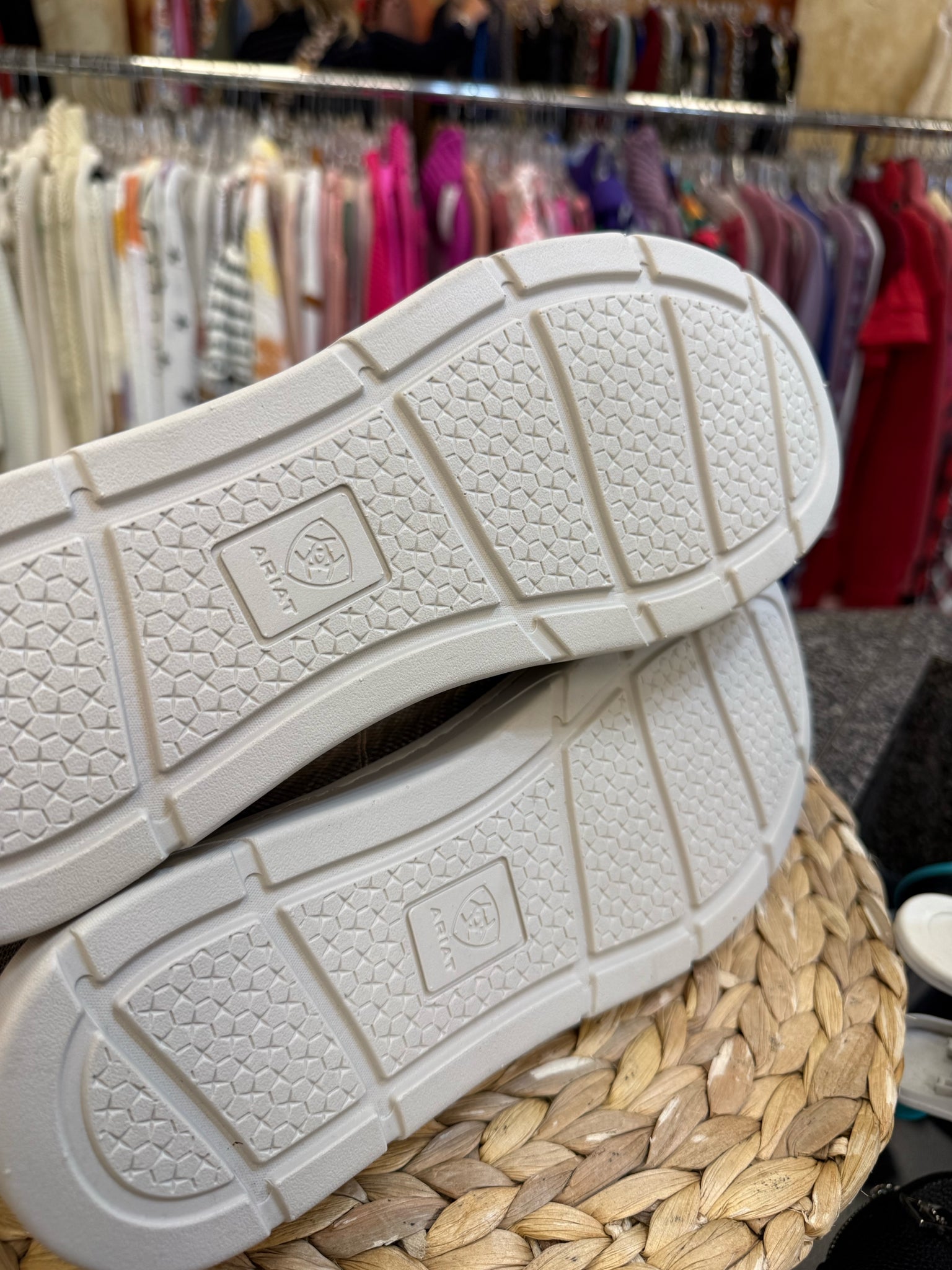 Pre-owned ARIAT Gray blend SHOE SIZE 12 MENS Shoes