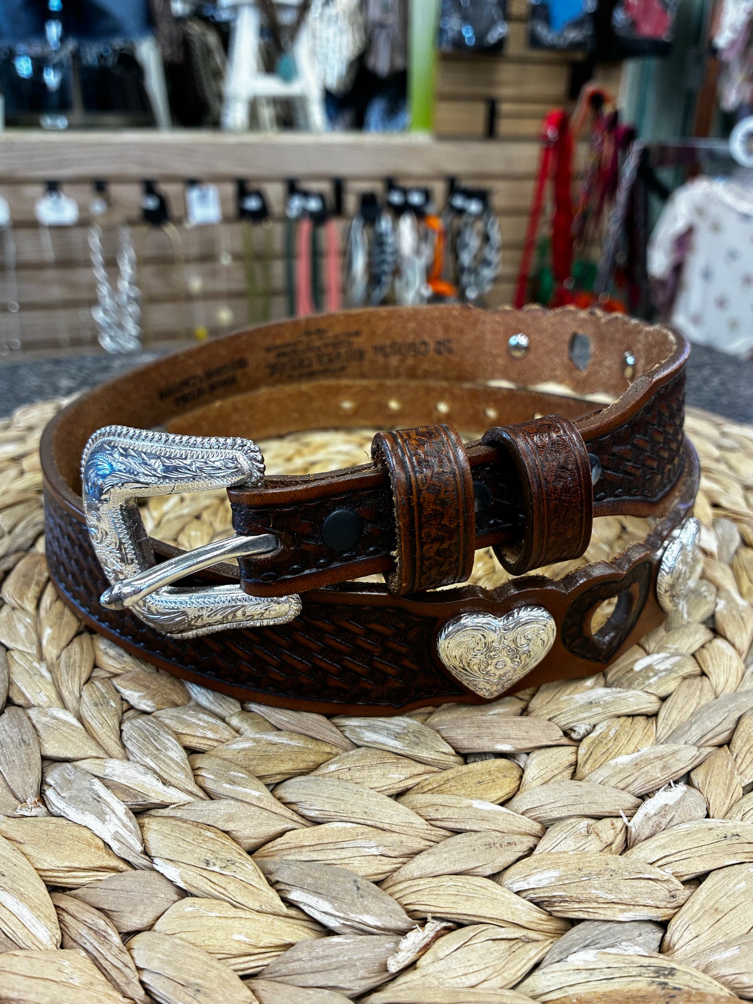 Pre-owned SILVER CREEK Brown Blouse Size S BELT