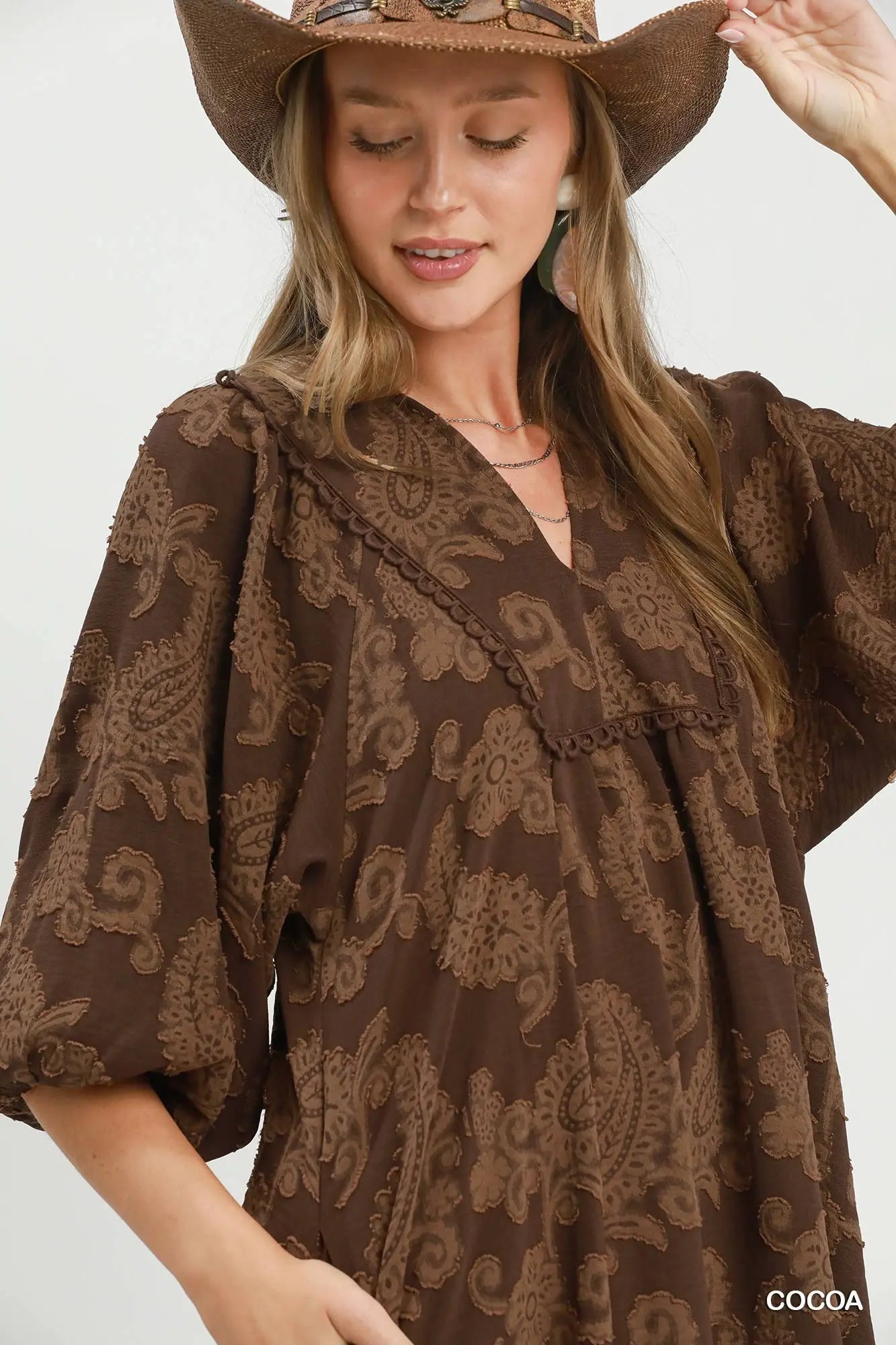 New UMGEE Brown Size Small Short Sleeve Dress