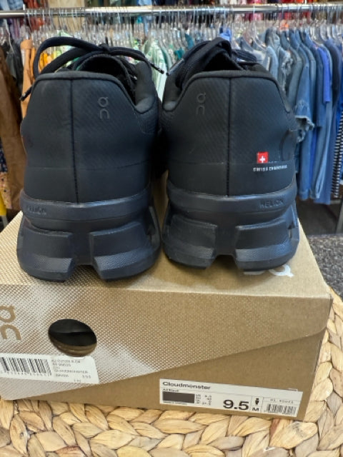 Pre-owned On Cloud Black SHOE SIZE 9.5 MENS Designer Sneaker