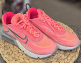 Pre-owned NIKE Pink Gray Trim Size 10 Designer Sneaker