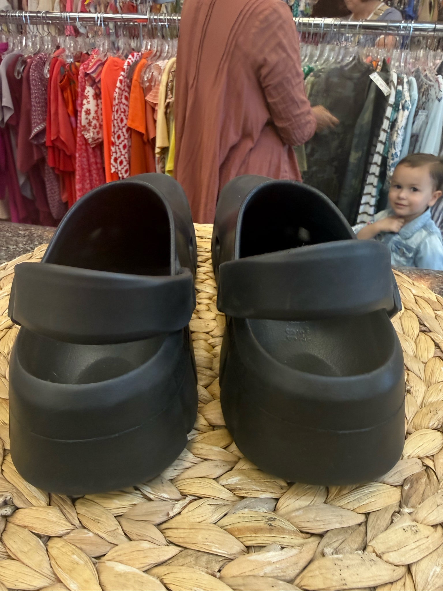 Pre-owned BIRKENSTOCK Black Size 7.5 Shoe