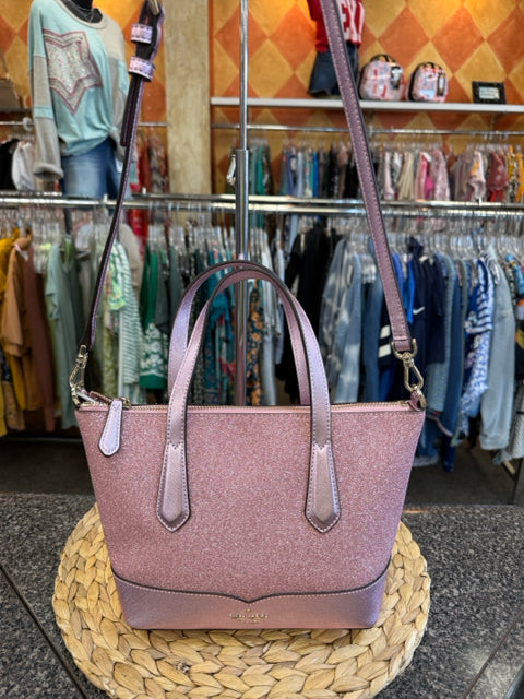 Pre-owned KATE SPADE Pink Sparkle Crossbody Designer Purse