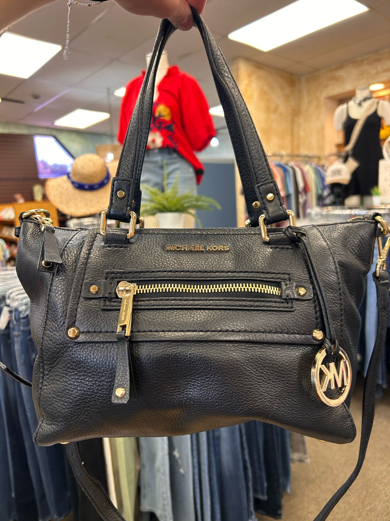 Pre-owned MICHAEL KORS Black Crossbody Designer Purse