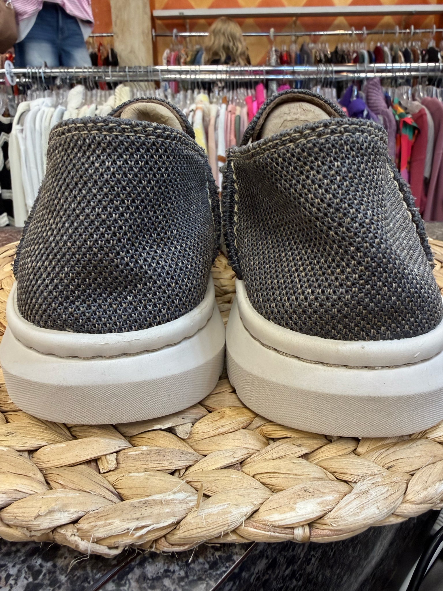 Pre-owned ARIAT Gray blend SHOE SIZE 12 MENS Shoes