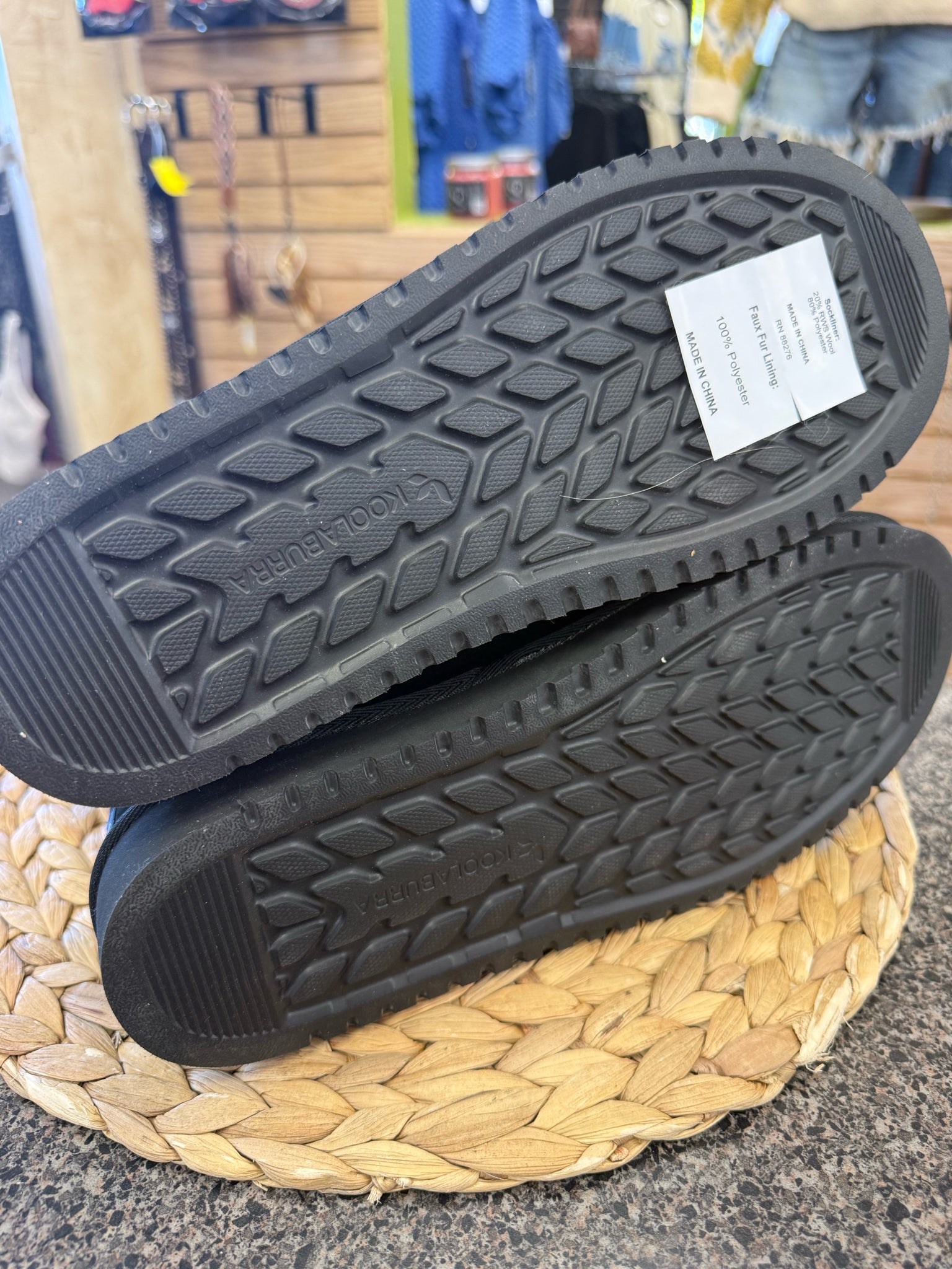 New with Tag UGG Black Size 9 Designer Boot