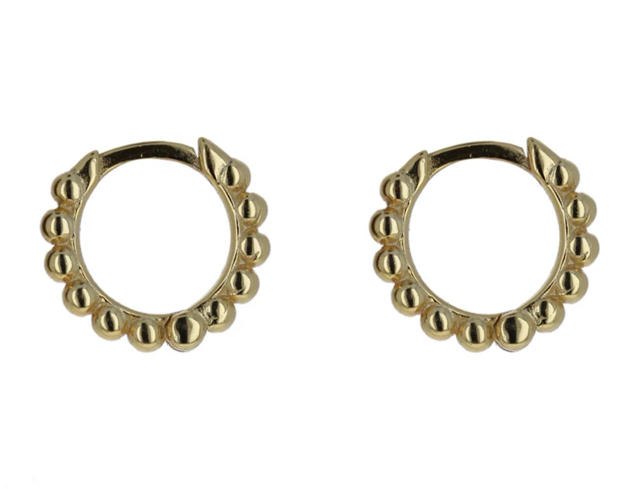 New Sterling Silver 14k gold Earring