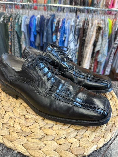 Pre-owned STACY ADAMS Black SHOE SIZE 10.5 MENS Shoes