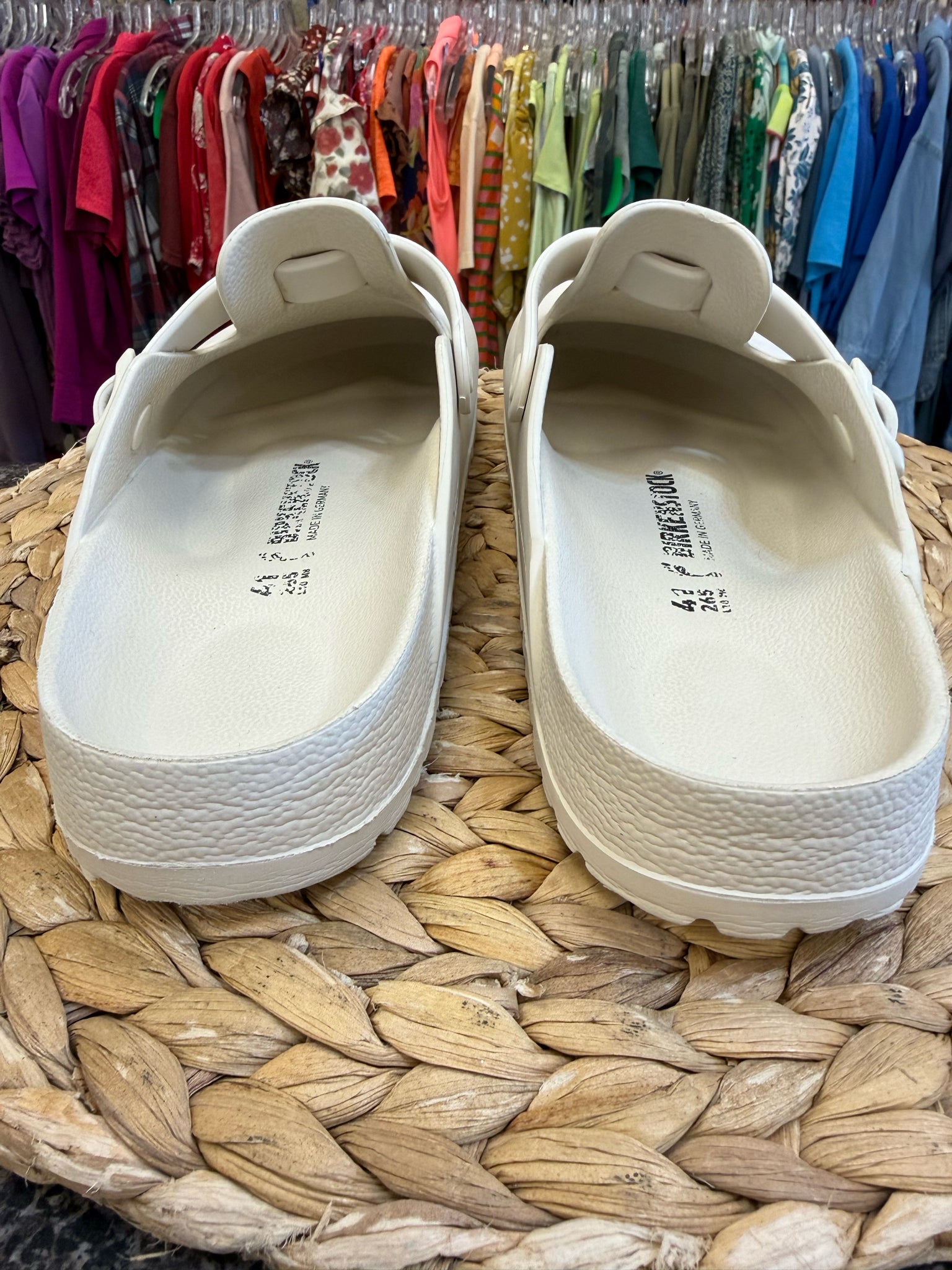 Pre-owned BIRKENSTOCK Cream Size 10 Shoe