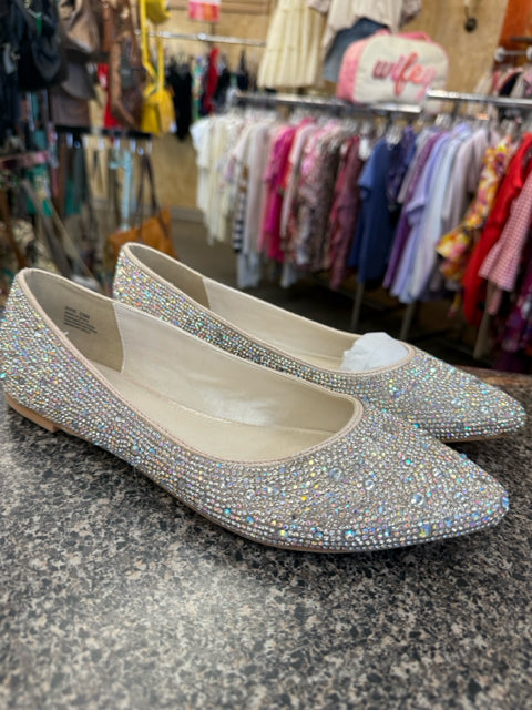 New  Without Tag db studio Cream Sparkle Size 10 Shoe