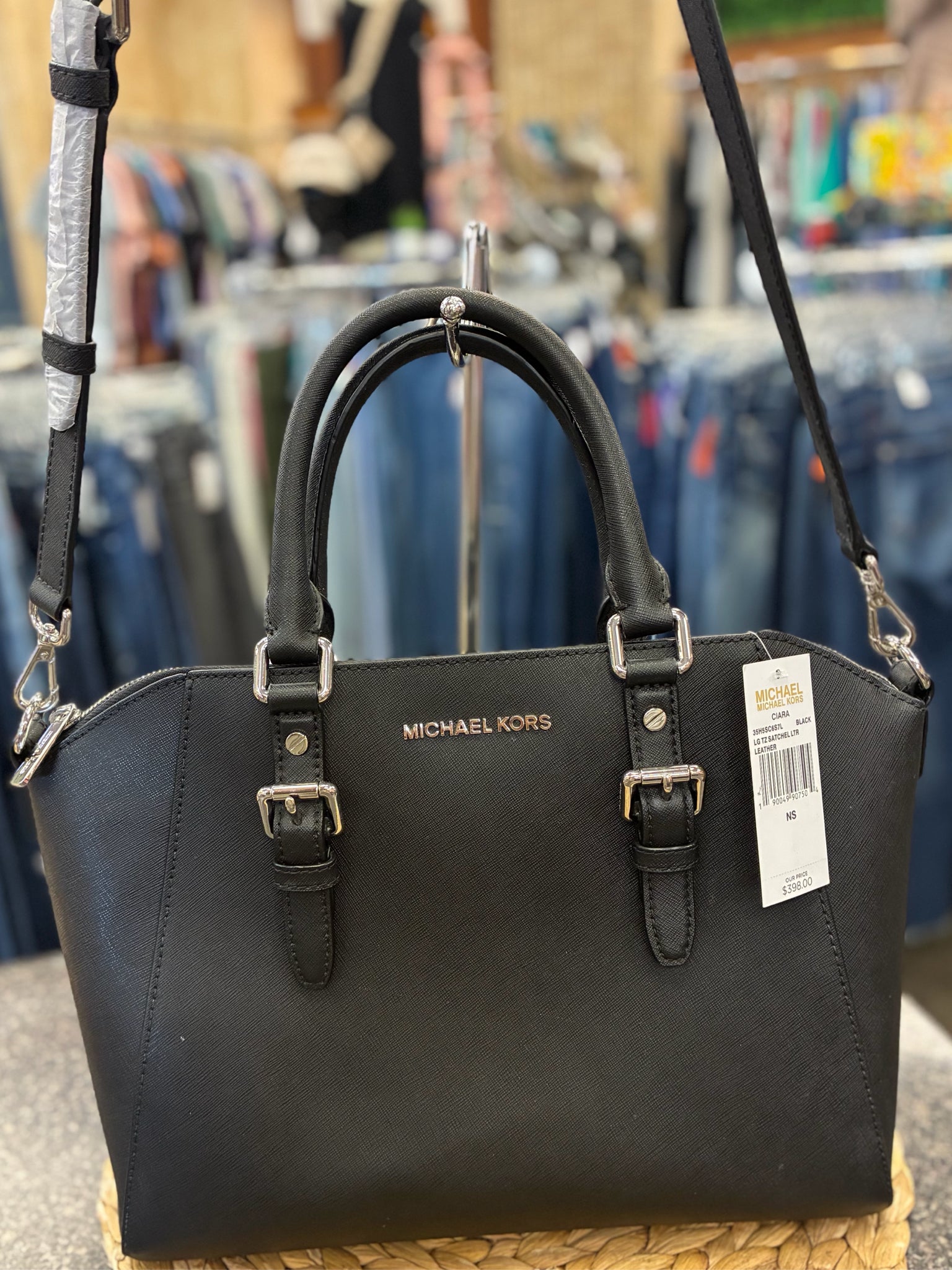Pre-owned MICHAEL KORS Black Crossbody Designer Purse