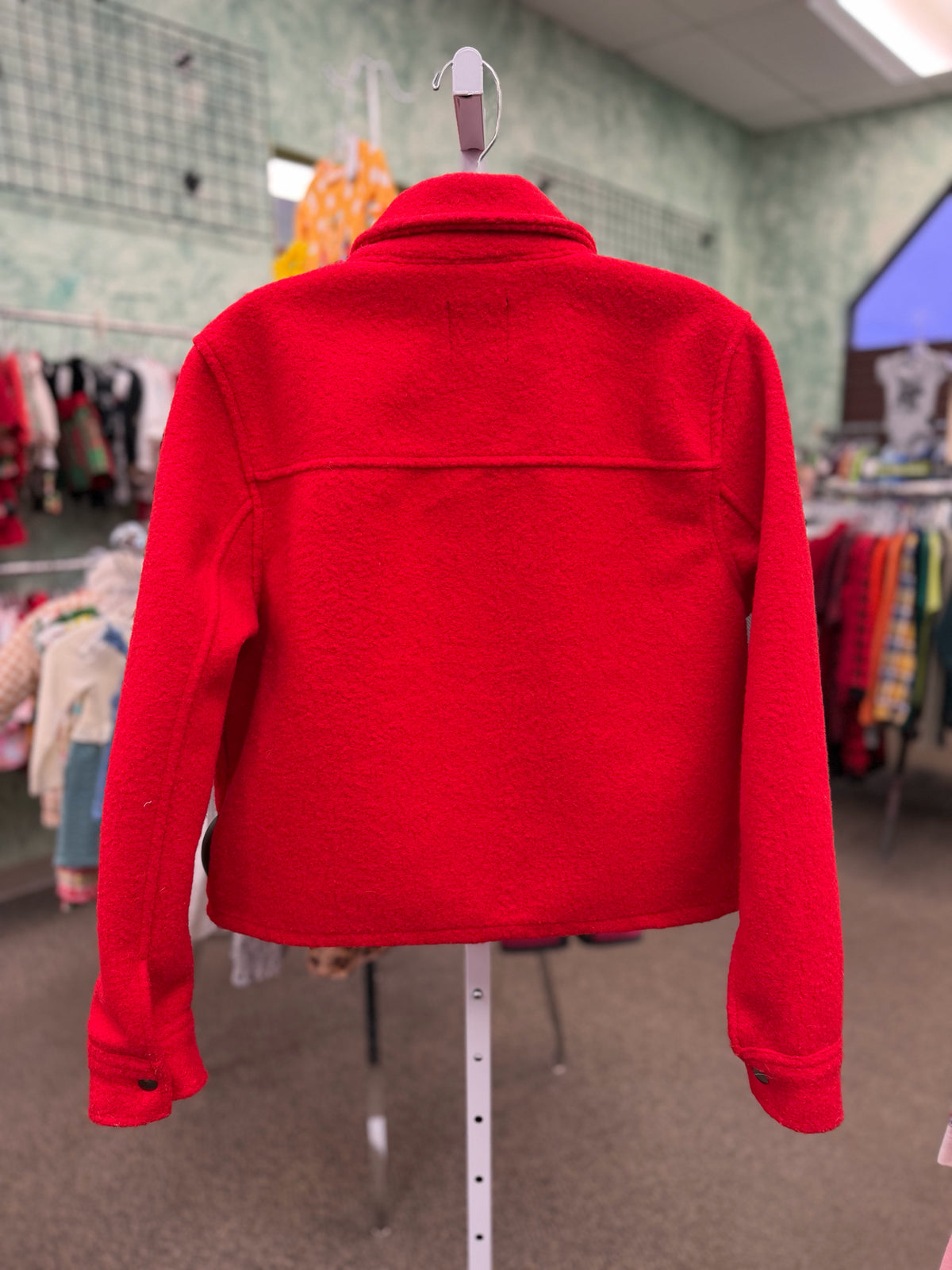 Pre-owned LOVE TREE Red Size M Long Sleeve Shacket