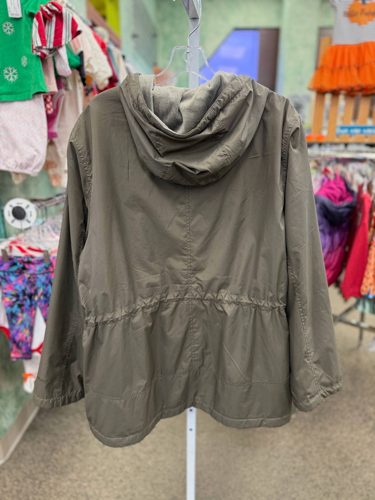Pre-owned FREE COUNTRY Dark gray Size: 2X Long Sleeve Light Wt Jacket