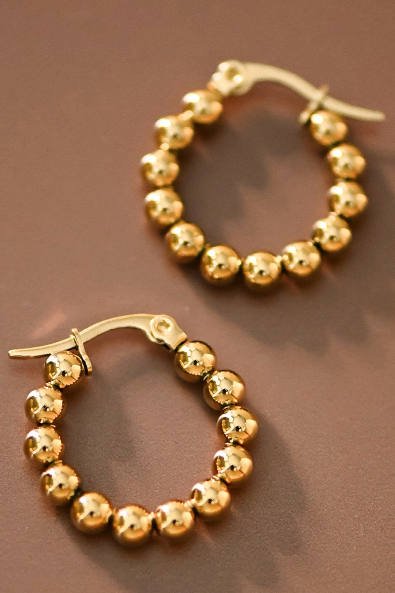 New MIA Gold Stainless Steel Earring