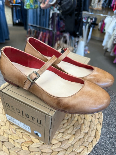 Pre-owned BED STU Tan Size 6.5 Designer Shoe