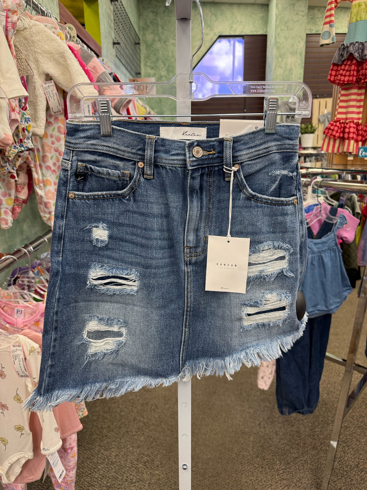 New with Tag KANCAN Blue Jean Size 10 Skirt