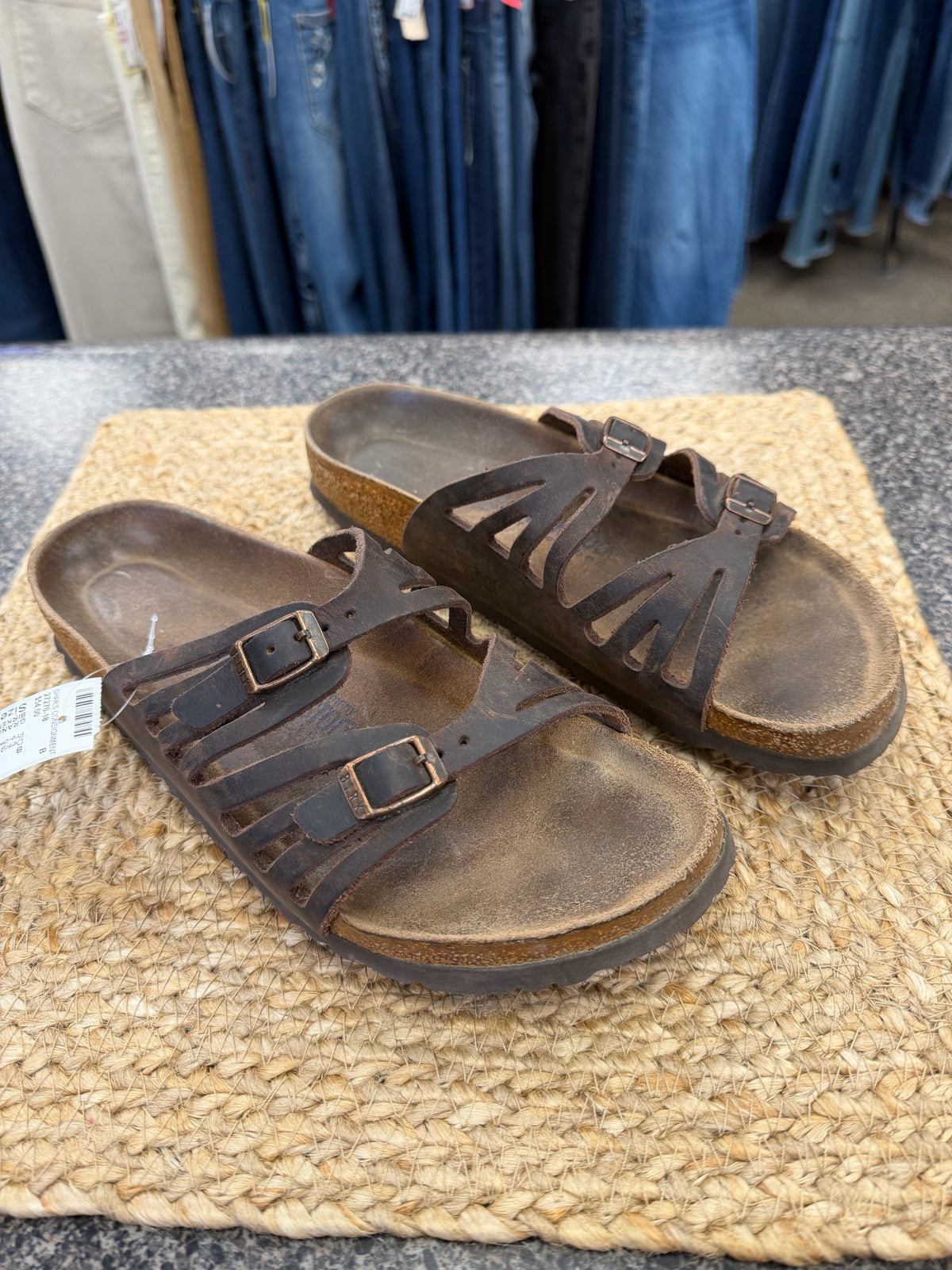 Pre-owned BIRKENSTOCK Dark brown Size 9 Designer Sandal