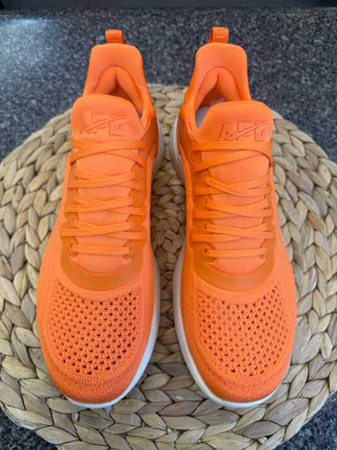 Pre-owned Athletic Propulsion Labs Orange Size 8 Designer Sneaker