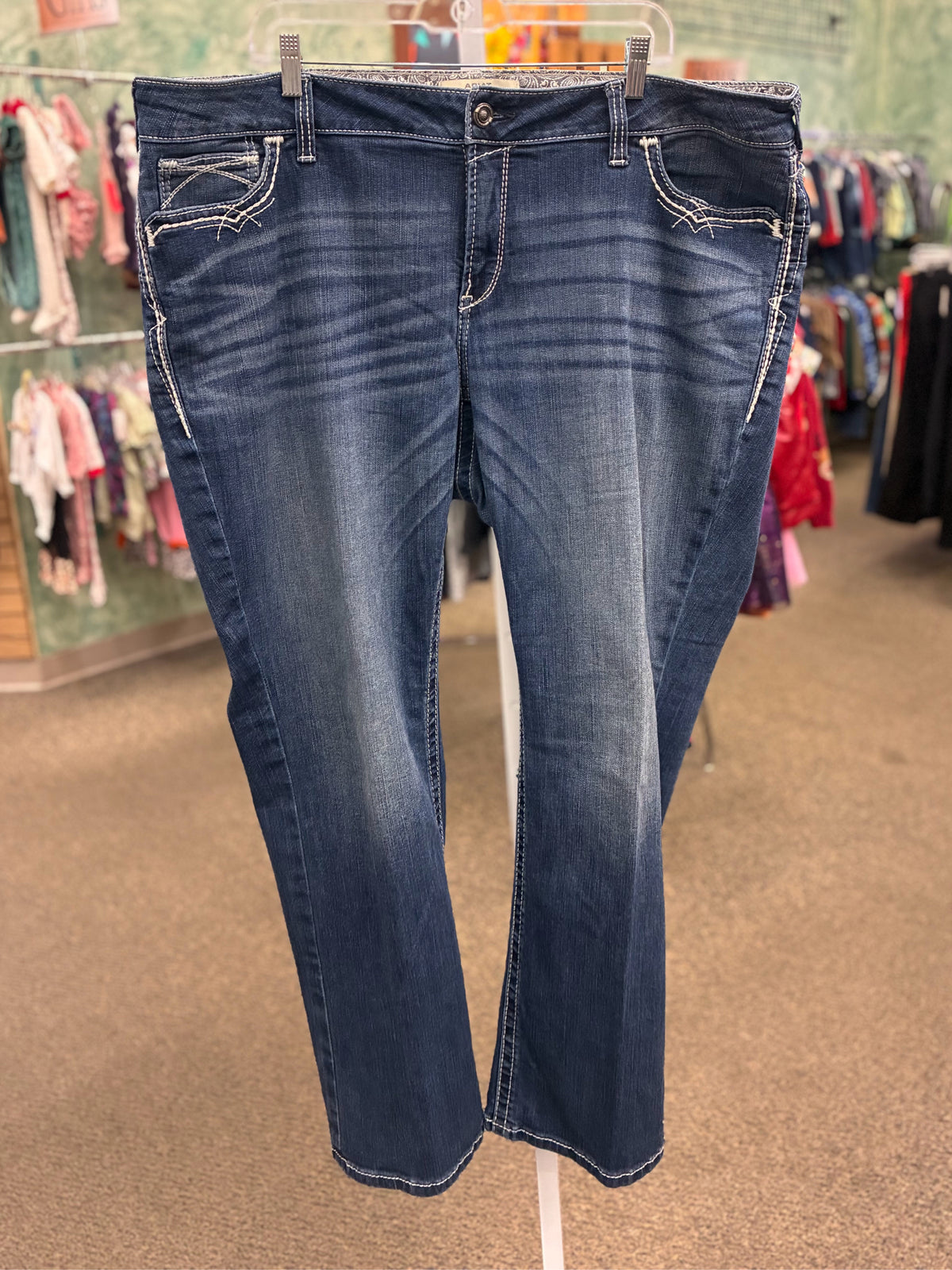 Pre-owned ARIAT Dark Denim Size: 22 Jean