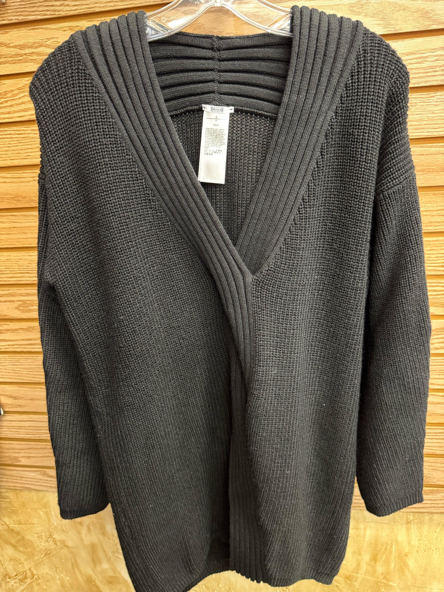Pre-owned WOLFORD Black Size: S Long Sleeve Designer Sweater