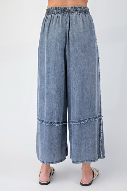 New EASEL Washed Denim Size Small Pants
