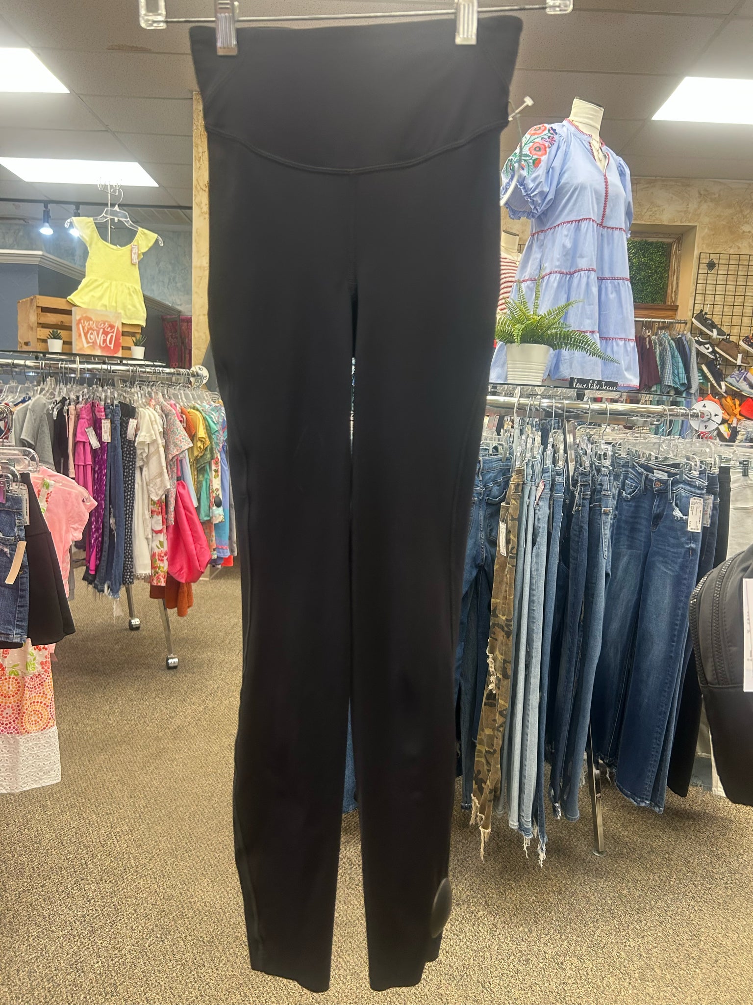 Pre-owned Lululemon Black Size: 4 Designer Legging