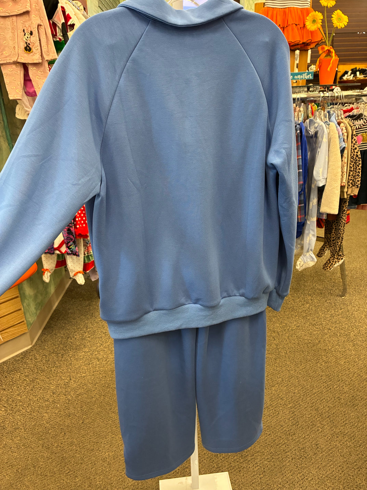 New with Tag PrettyGarden Blue Dr Size 8 Long Sleeve PantSet