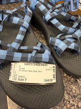 Pre-owned CHACO Blue plaid Navy Size 7 Sandal