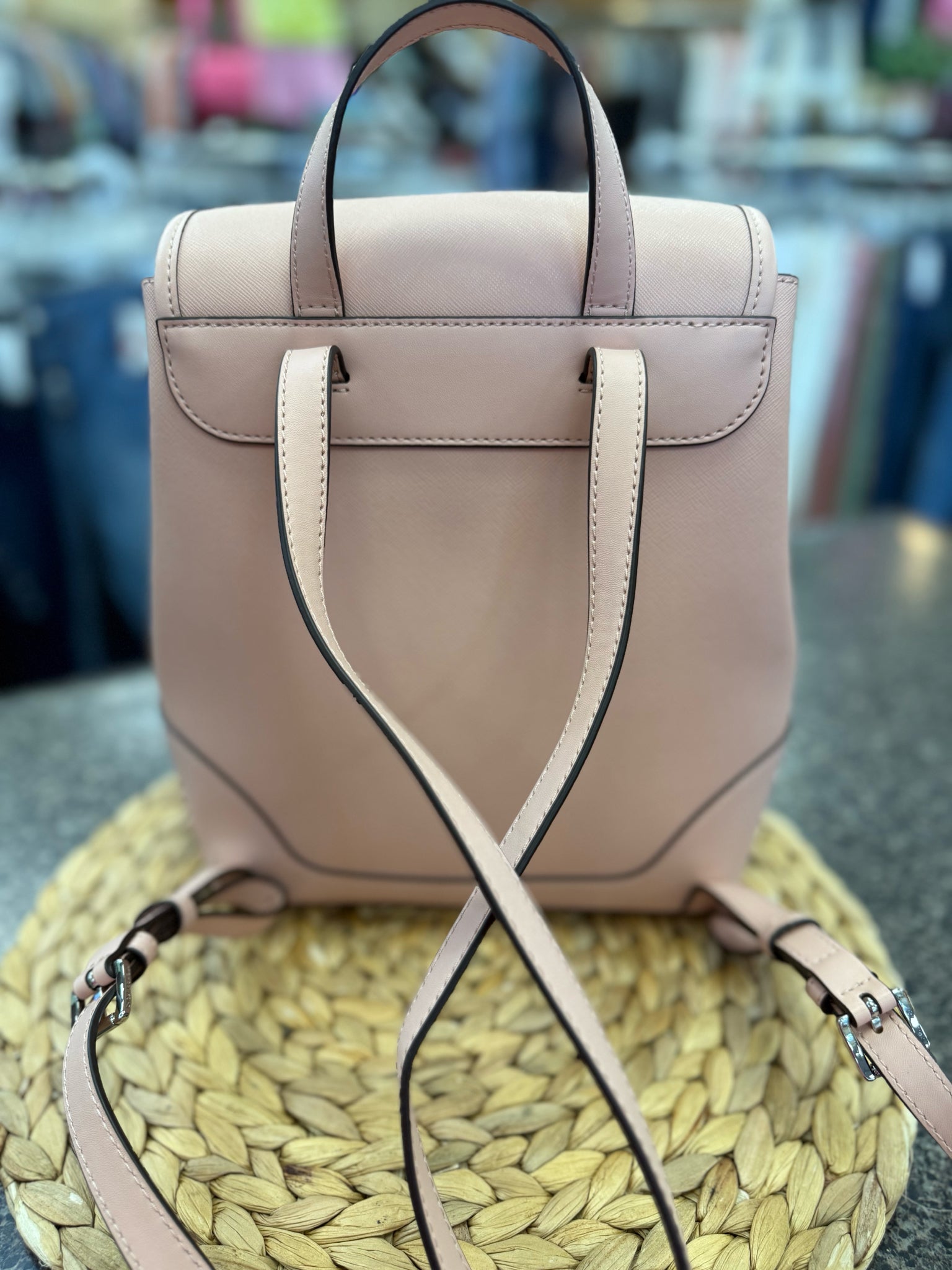 New with Tag MICHAEL KORS Light pink Backpack Designer Purse