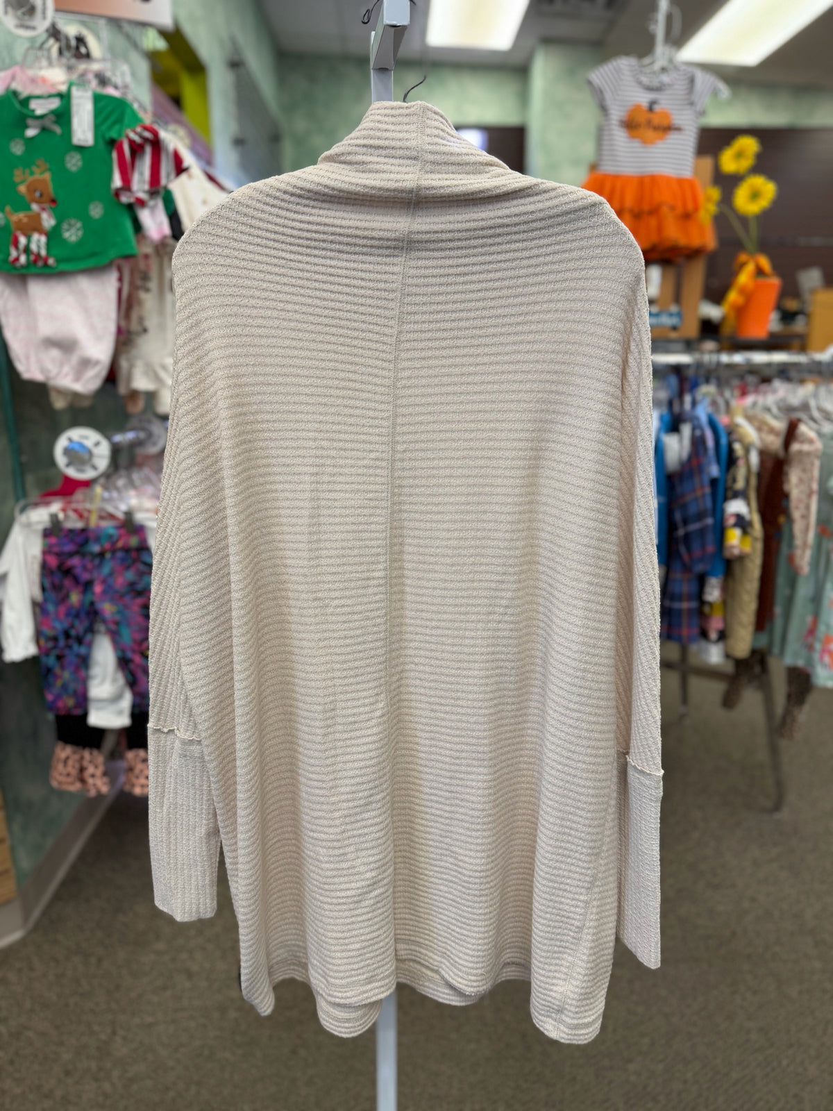Pre-owned WE THE FREE Cream Size 14 Long Sleeve Dress