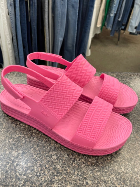 Pre-owned REEF Hot pink Size 9 Sandal