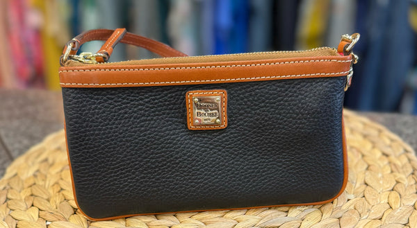 Pre-owned DOONEY&BOURKE Black Tan S Shoulder Purse