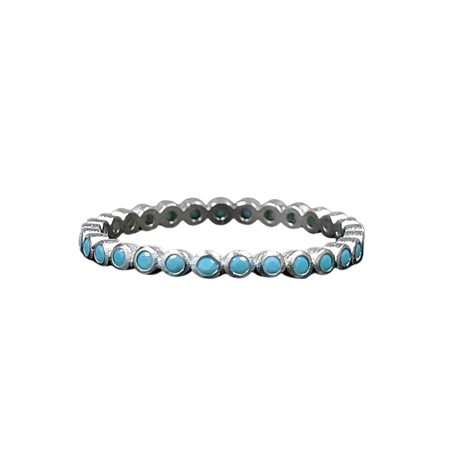 New Sterling Silver STERLING SILVER Turquoise Ring Size 6 Ring