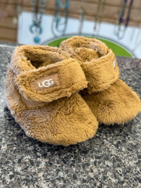 Pre-owned UGG Brown C-SIZE Newborn Boys Shoes