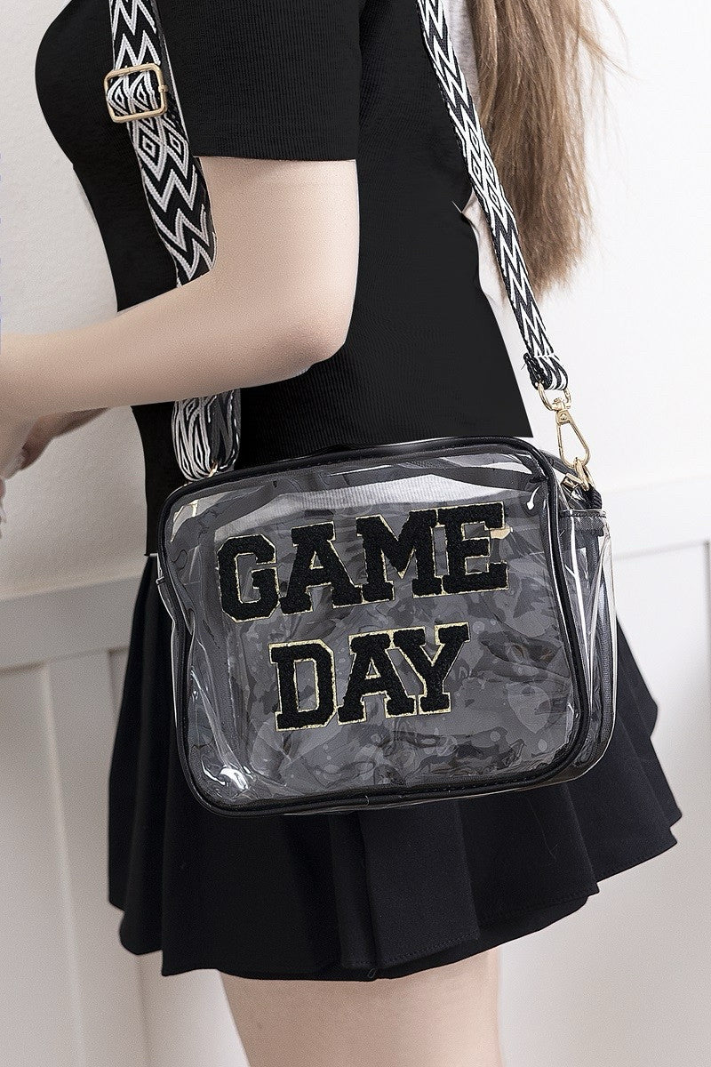 New Zenana Black clear M Crossbody Purse