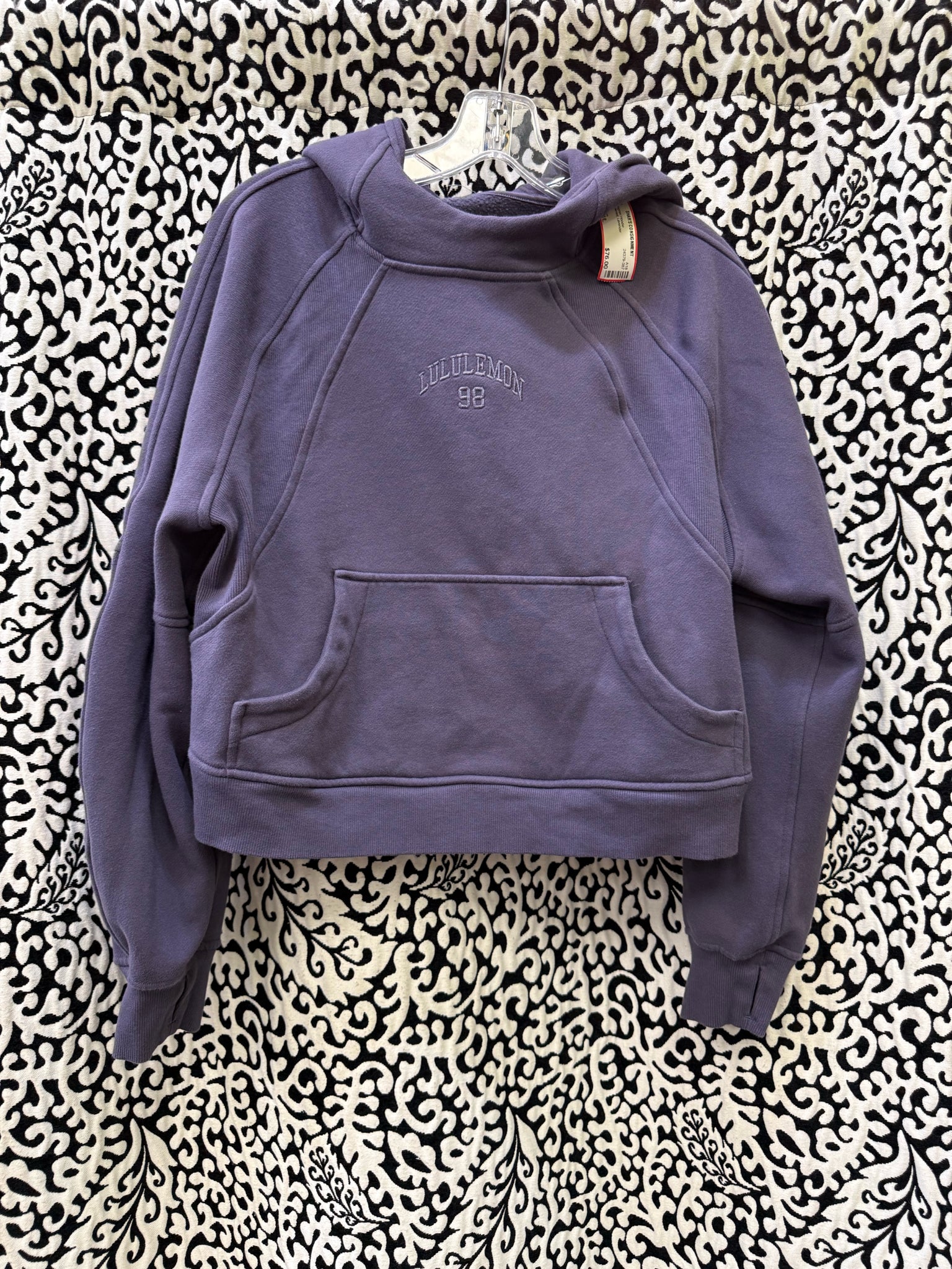 Pre-owned Lululemon Lavender Size* M/L Designer Hoodie
