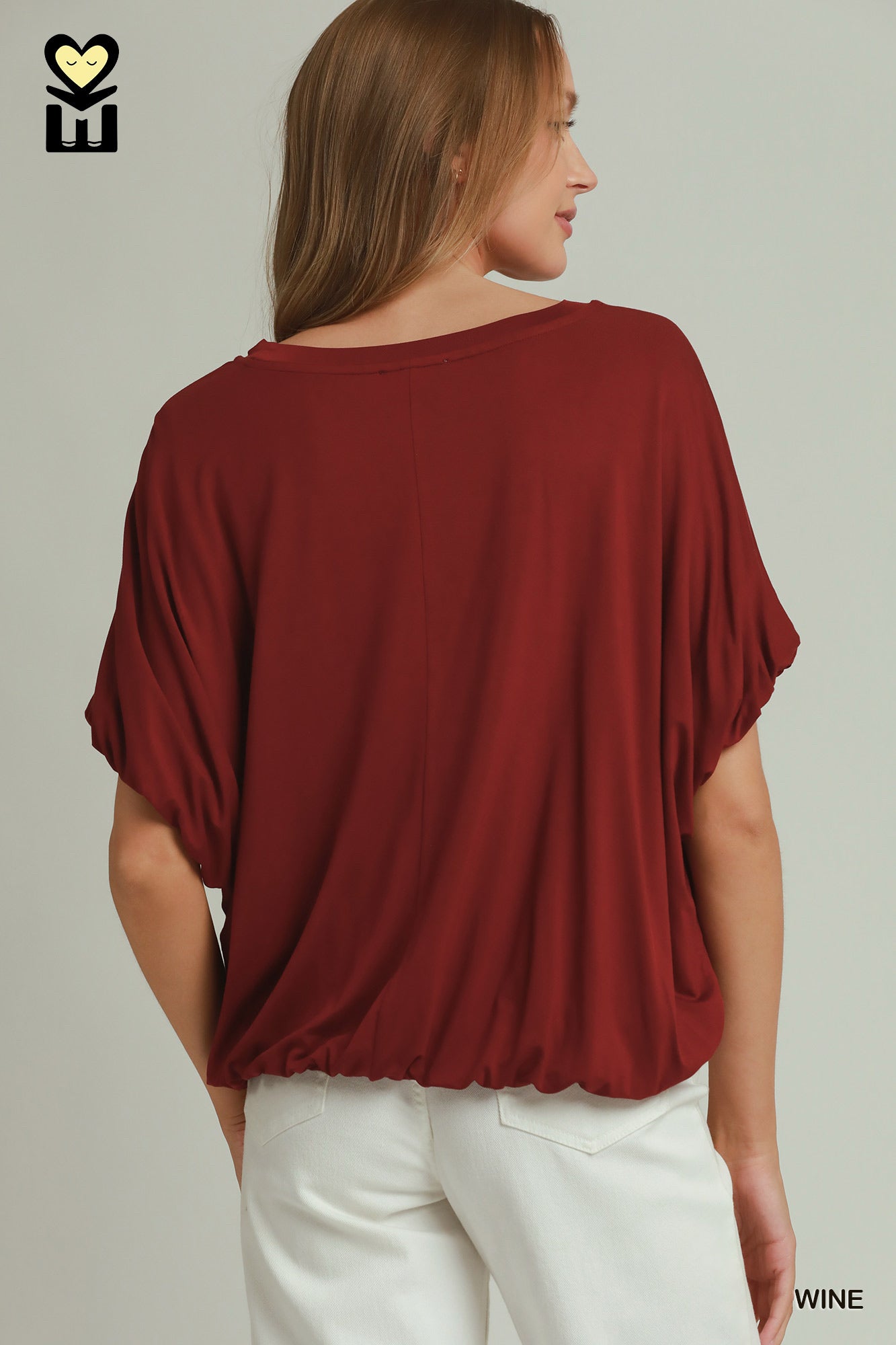 New UMGEE Wine Size: S Short Sleeve Blouse
