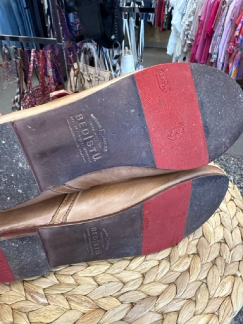 Pre-owned BED STU Tan Size 6.5 Designer Shoe