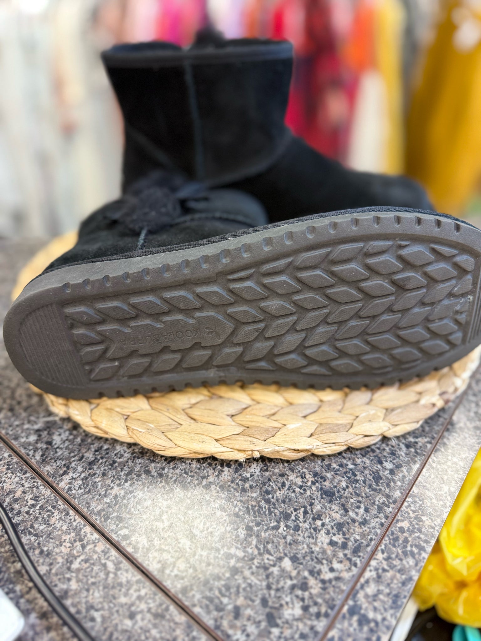 Pre-owned UGG Black Size 9 Designer Bootie