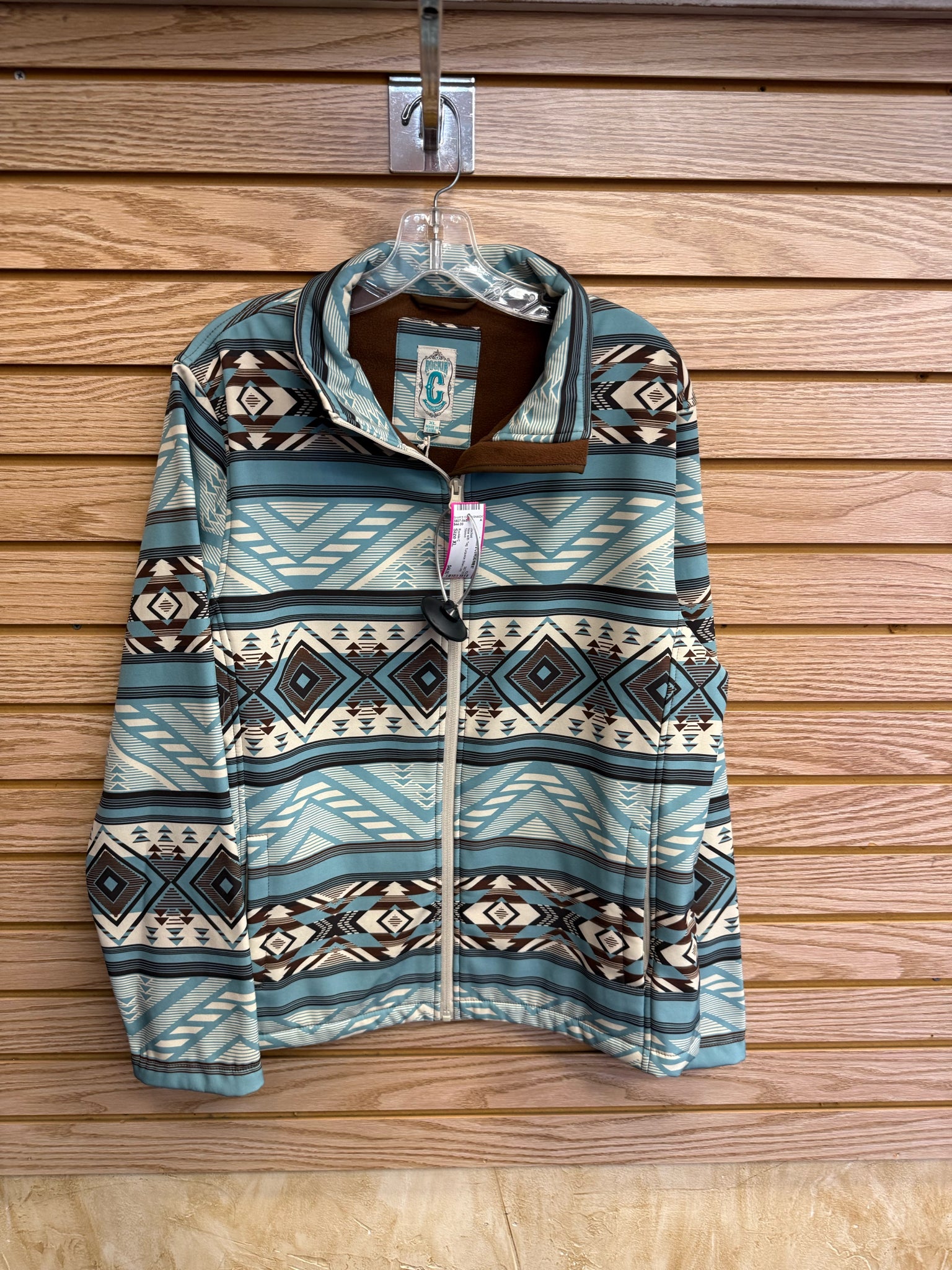 New with Tag Rockin C Turquoise Brown Size: XL Long Sleeve Jacket