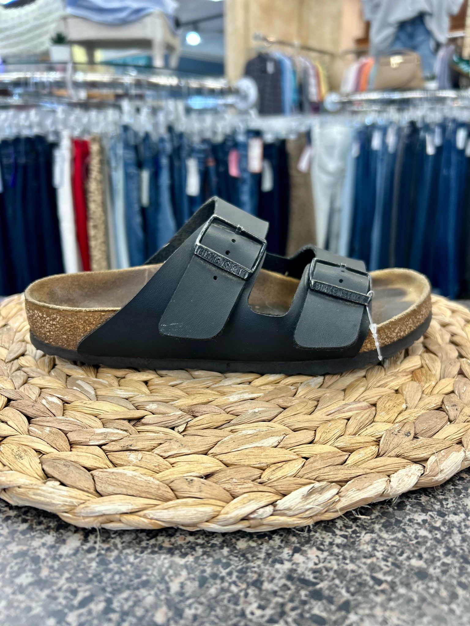 Pre-owned BIRKENSTOCK Black Size 8 Designer Sandal