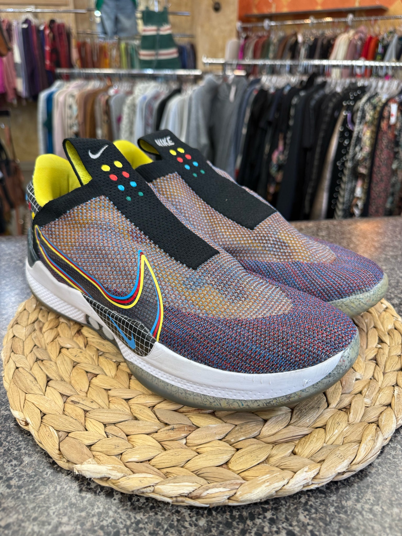 Pre-owned NIKE Multi Blend Black SHOE SIZE 13 MENS Designer Sneaker