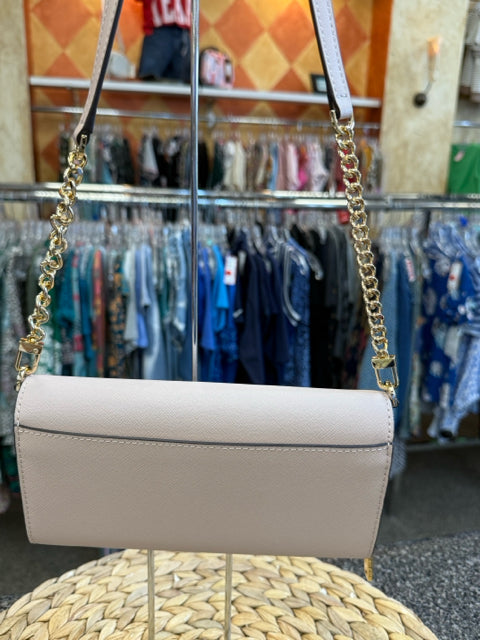 Pre-owned MICHAEL KORS Dusty pink Gold Trim Crossbody Designer Purse