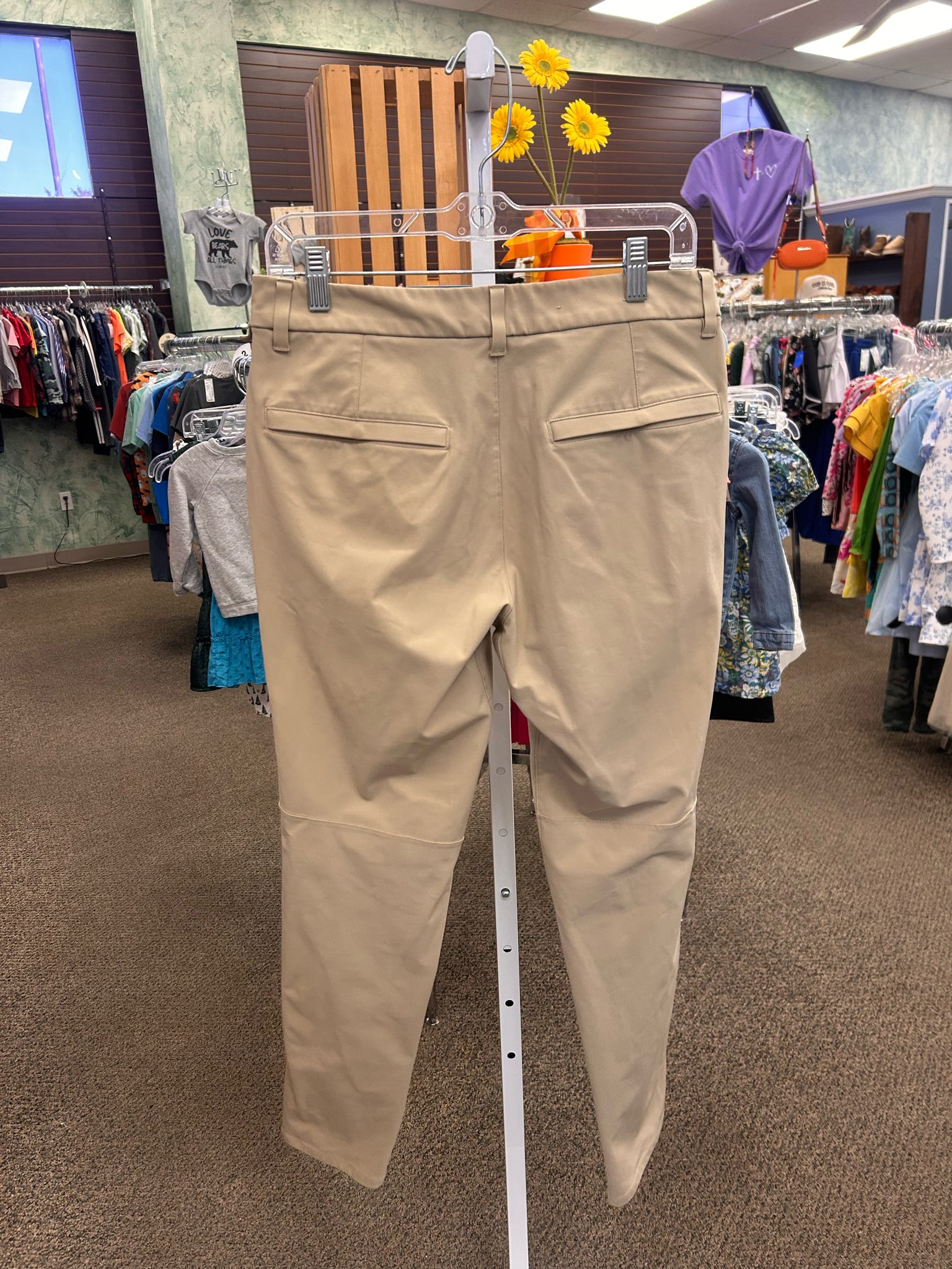 Pre-owned Lululemon Tan Mens Size 31 MENS Designer Pant