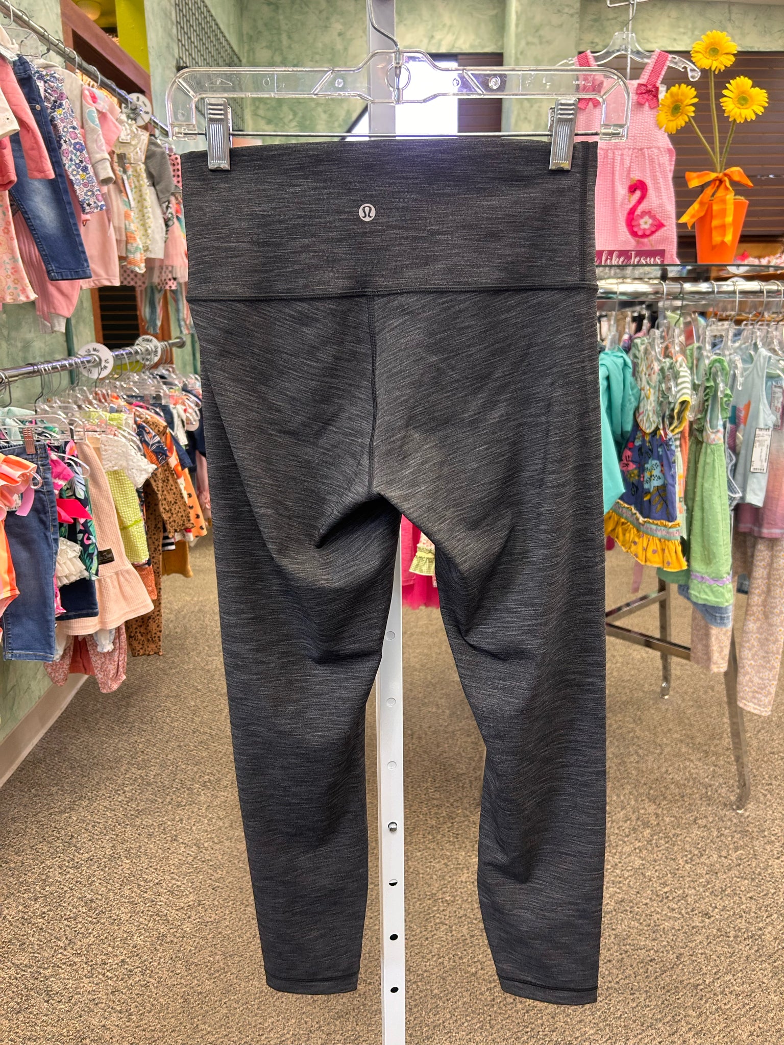 Pre-owned Lululemon Black blend # SIZE 6 Legging