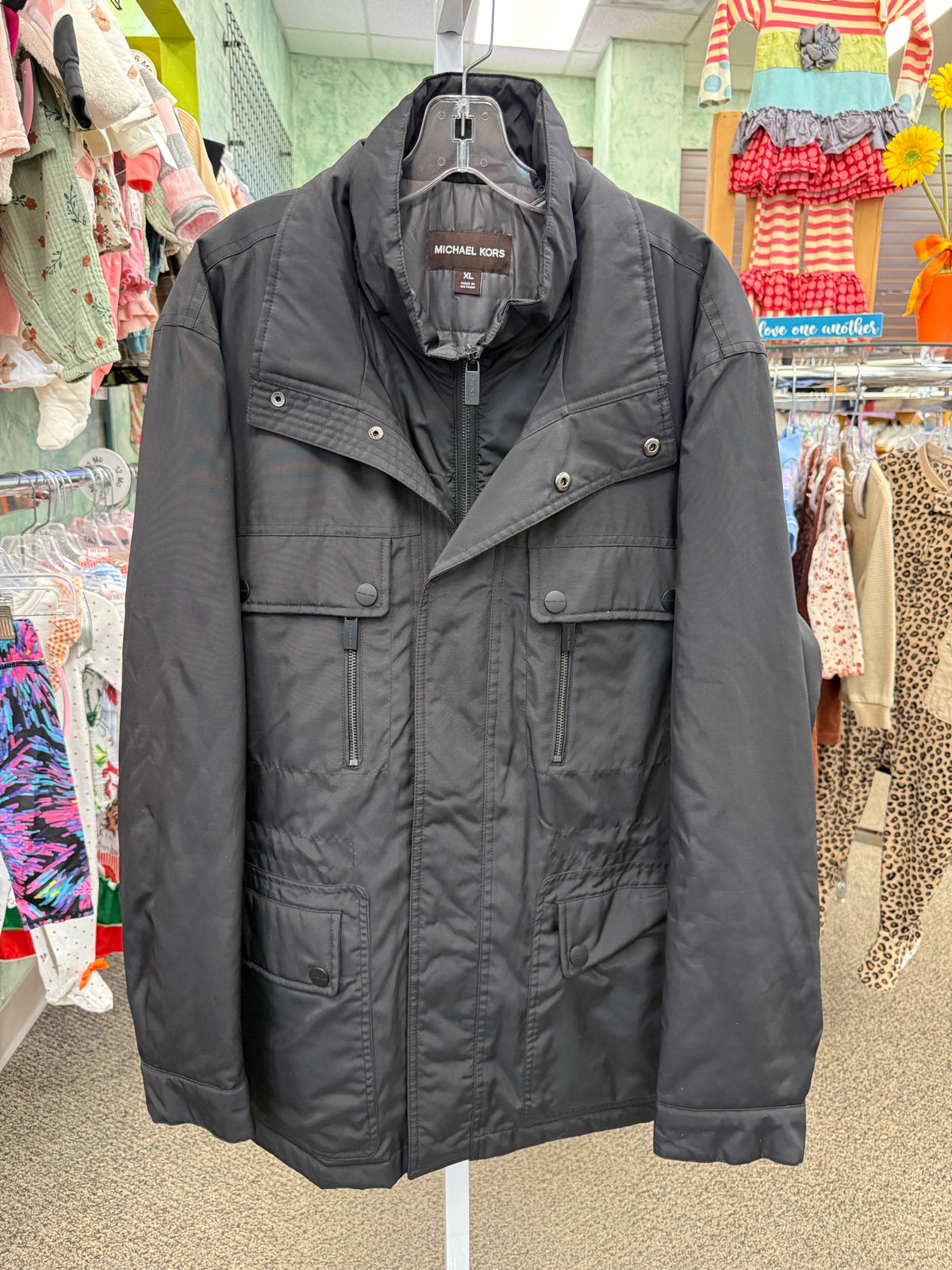Pre-owned MICHAEL KORS Black Long Sleeve Designer Jacket